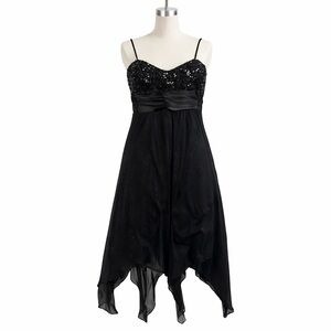 Y2K Speechless scene black sequin babydoll dress ✨ perfect for prom